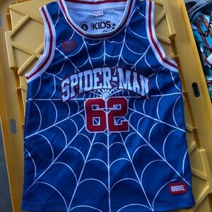 Marvel Blue and Red Spider-Man Jerseys for kids